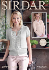 Sirdar Summer Linen DK Pattern 8138 - Long & Short Sleeved Summer Cardigans - NOW €1.00