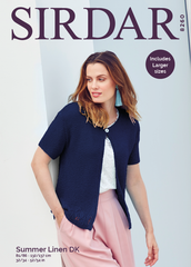 Sirdar Summer Linen DK Pattern 8260  - Summer Cardigan - NOW €1.00