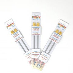 Pony Knitting Needles Children's - Plastic/Metal 18cm long