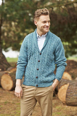 Stylecraft  Alpaca Tweed DK Pattern 9008  -  Mens Cardigans