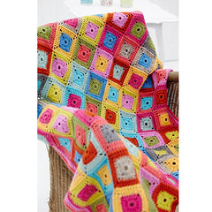 Stylecraft Life & Special DK Pattern 9232 - Square in a Square Throw