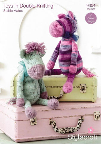 Stylecraft DK Pattern 9354  - Stable Mates