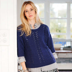Stylecraft Jeanie Denim Look Pattern 9362 - Jumper & Cardigan - NOW €1.00