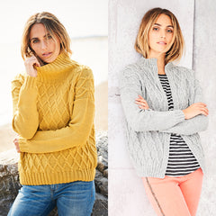 Stylecraft Bellissima DK Pattern 9582 Jumper & Jacket