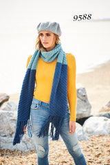 Stylecraft Bellissima DK Pattern 9588 - Scarf And Shawls