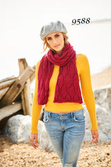 Stylecraft Bellissima DK Pattern 9588 - Scarf And Shawls