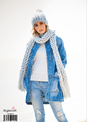 Stylecraft Special XL Super Chunky Pattern 9589  Scarves & Shawls