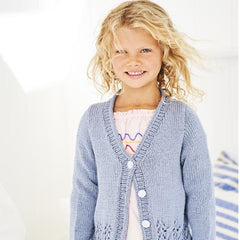 Stylecraft Bambino DK Pattern 9606 - A-Line Jumper & Cardigan