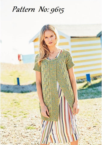 Stylecraft Monet & Jeanie Aran Pattern 9615 - Sweater & Jacket - NOW €1.00