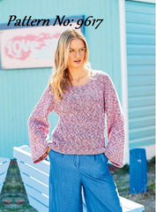 Stylecraft Monet & Jeanie Aran Pattern 9617 - Sweaters - NOW €1.00