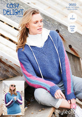 Stylecraft Cosy Delight Pattern  9689 - Sweaters - NOW €1.00