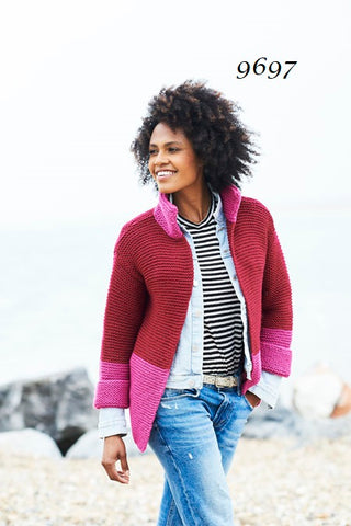 Stylecraft Bellissima DK & Chunky Pattern 9697 - Chunky Jacket And DK Jumper
