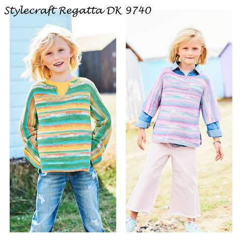 Stylecraft Regatta DK Pattern 9740 - Sweaters - NOW €1.00