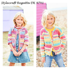 Stylecraft Regatta DK Pattern 9741 - Cardigans