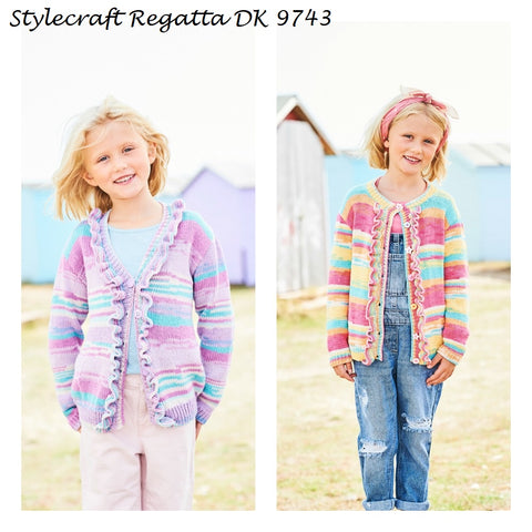 Stylecraft Regatta DK Pattern 9743 - Cardigans - NOW €1.00