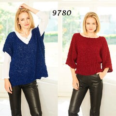 Stylecraft Pearls DK Pattern 9780 - Sweater & Top - NOW €1.00