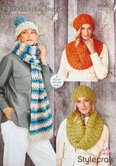 Stylecraft Special XL Tweed Pattern 9805 - Hat, Beret, Scarf & Snood