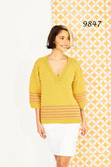 ﻿﻿﻿Stylecraft Bellissima DK Pattern 9847 - Cardigan & Sweater