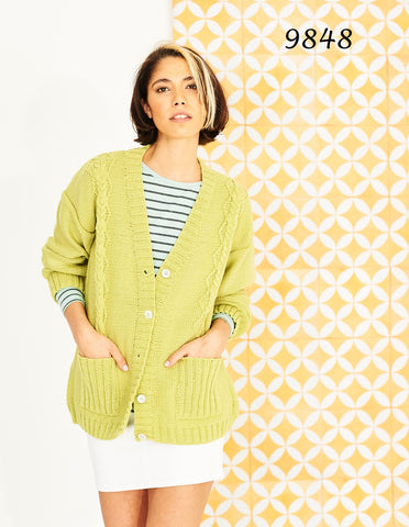 Stylecraft Bellissima DK Pattern 9848 - Cardigans