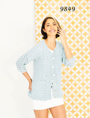 ﻿﻿﻿Stylecraft Bellissima DK Pattern 9849 - Cardigan & Sweater