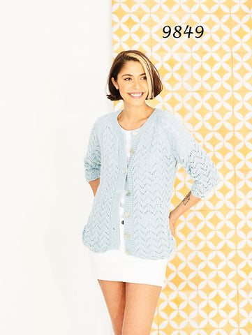 ﻿﻿Stylecraft Bellissima DK Pattern 9849 - Cardigan & Sweater