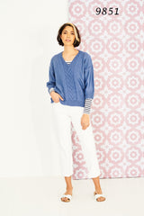 ﻿﻿﻿Stylecraft Bellissima DK Pattern 9851 - Sweaters