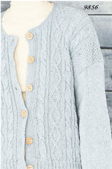 Stylecraft ReCreate DK Pattern 9856 - Round & V Neck Cardigans