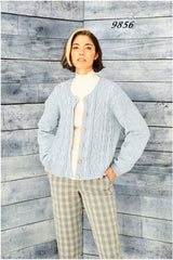 Stylecraft ReCreate DK Pattern 9856 - Round & V Neck Cardigans