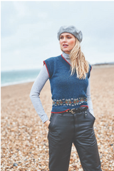 Stylecraft Highland Heathers DK Pattern 9865 - Round And V Neck Tank Tops