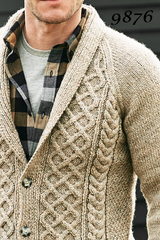 Stylecraft's Highland Heathers Aran 9876 - Cardigans