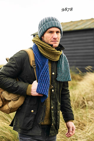 Stylecraft's Highland Heathers Aran 9878 - Hats and Scarves