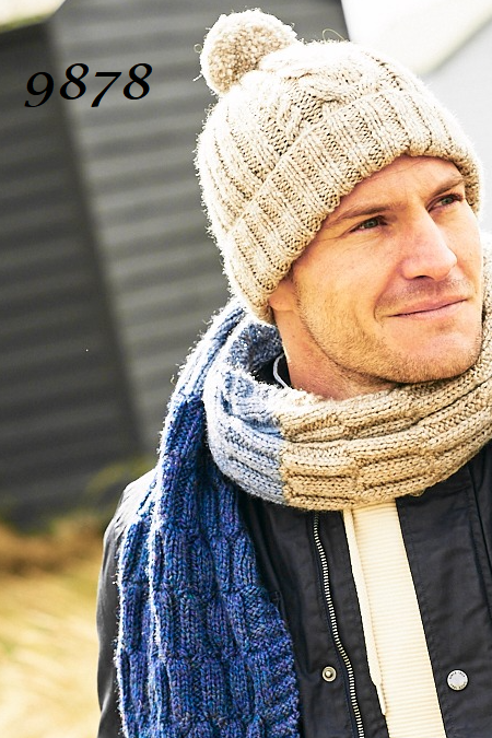 Aran hats top and scarves
