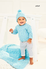 Stylecraft Sweet Dreams DK Pattern 9898 - Sweater, Hat & Blanket