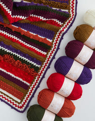 Sirdar Winter Berries Blanket Crochet Along Yarn Pack