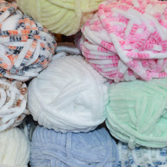 King Cole Yummy Pattern 4677 - Crochet Cushions & Blankets