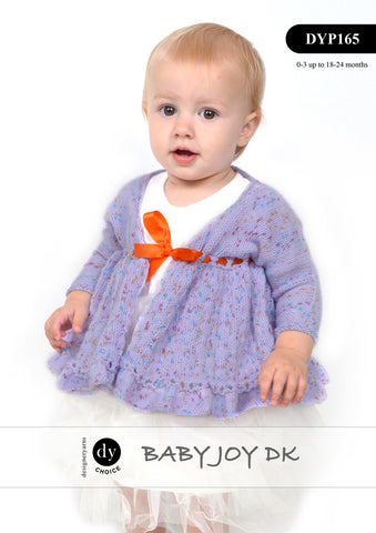 Designer Yarns Choice Baby Joy DK Print Pattern DYP 165 - Baby Jacket and Booties - NOW €1.00
