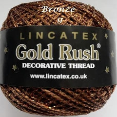 Gold Rush Goldfingering Lurex yarn