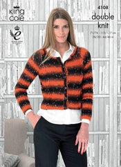 King Cole Galaxy DK Pattern 4108 - Top & Cardigan