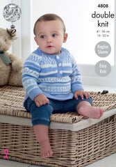 King Cole Cherish & Cherished DK Pattern 4808 - Sweaters & Cardigans