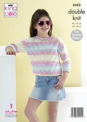 King Cole Beaches DK Pattern 5423 - Sweaters