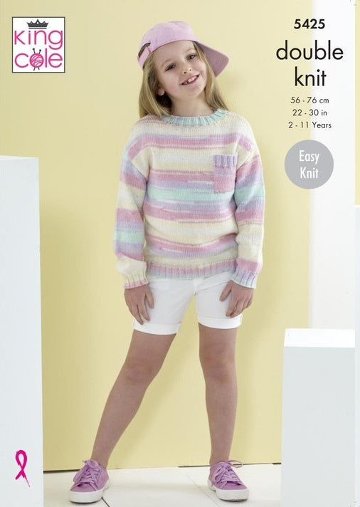 King Cole Beaches DK Pattern 5425 - Sweaters