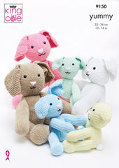 King Cole Yummy Pattern 9150 - Rabbits