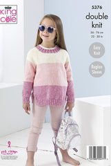 King Cole Cotton Top DK Pattern 5376 - Sweaters