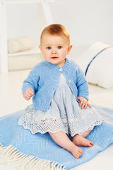 Stylecraft Bambino DK Pattern 9500 - Chevron Sweater & Cardigan