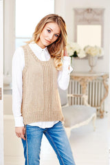 Stylecraft Linen Drape DK Pattern 9507 - Vest Top & Jacket - NOW €1.00