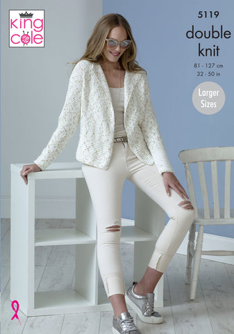 King Cole Cottonsoft Candy DK Pattern 5119 - Jackets