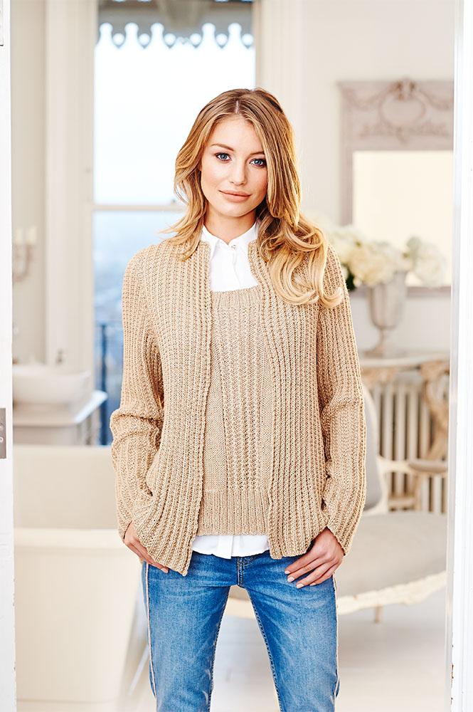 Stylecraft Linen Drape DK Pattern 9507 - Vest Top & Jacket - NOW €1.00