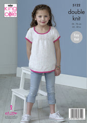 King Cole Cottonsoft Candy DK & Cottonsoft DK Pattern 5122 - Tops