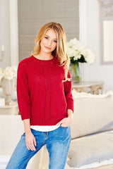 Stylecraft Linen Drape DK Pattern 9511 - Sweater & Cardigan - NOW €1.00