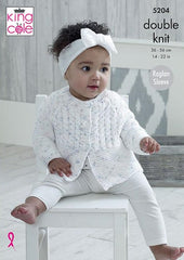King Cole Cottonsoft Candy DK Pattern 5204  Cardigans, Blanket & Hat